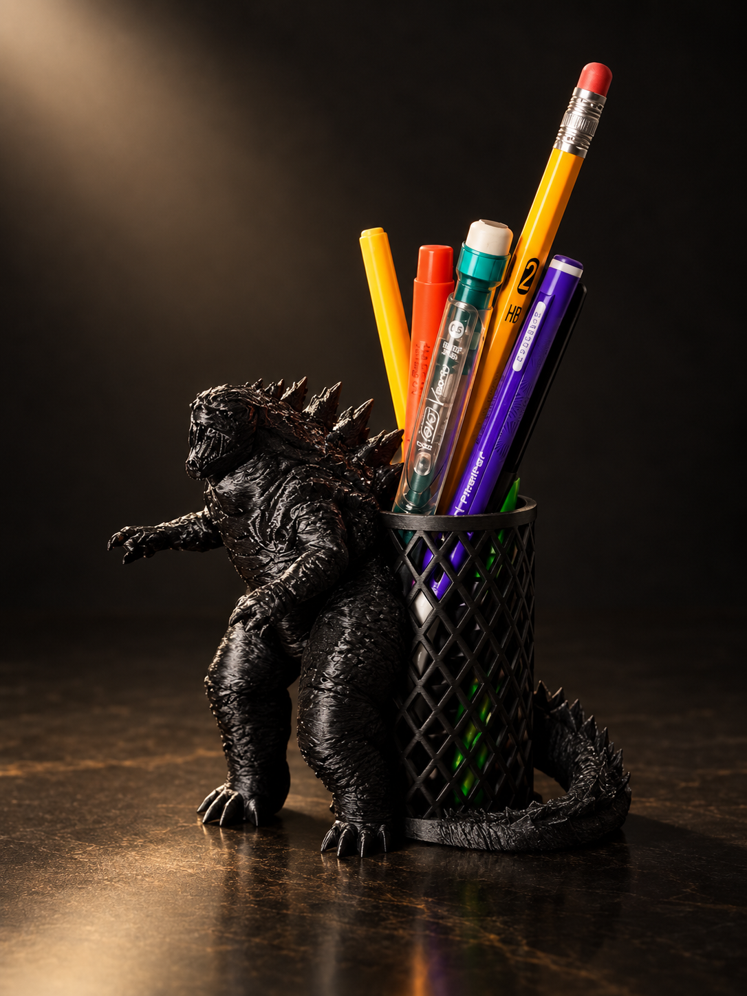 Godzilla Pencil Holder